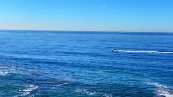 Oceano Pacífico Rancho Palos Verdes Cidade Costeira Los Angeles Califórnia — Vídeo de Stock