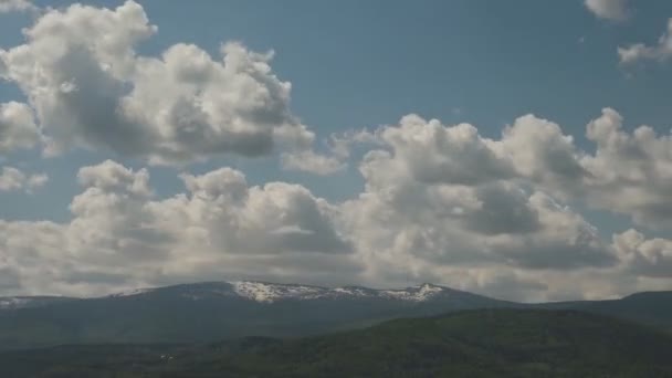 Time Lapse Mountainous Area Daytime — Vídeos de Stock