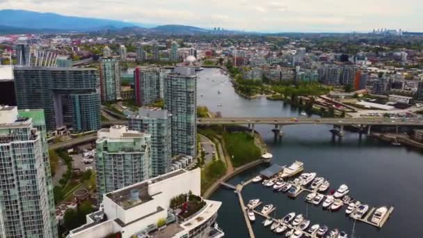 Beautiful View Cityscape Vancouver — Vídeo de stock