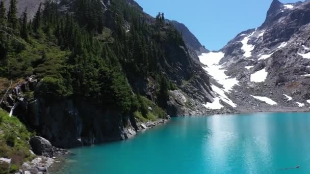 Aerial Footage Jade Lake Located King County Washington — Vídeos de Stock