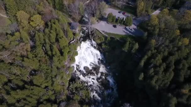 Inglis Falls Drone — Wideo stockowe