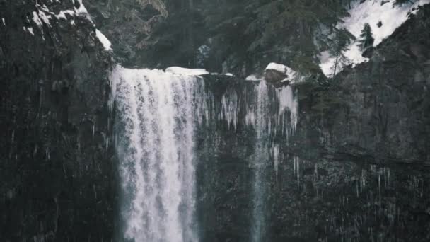 Slow Motion Video Clips Filmed Northern Oregon Winter — Stock video