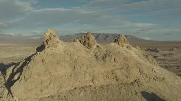Aerial View Landscape Trona — Stock Video