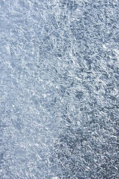 Closeup Frozen Surface Water — Zdjęcie stockowe