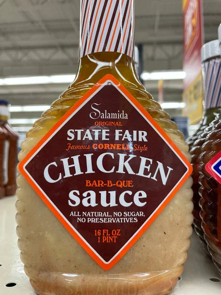 Grovetown États Unis Magasin Détail State Fair Marinade Sauce Chicken — Photo