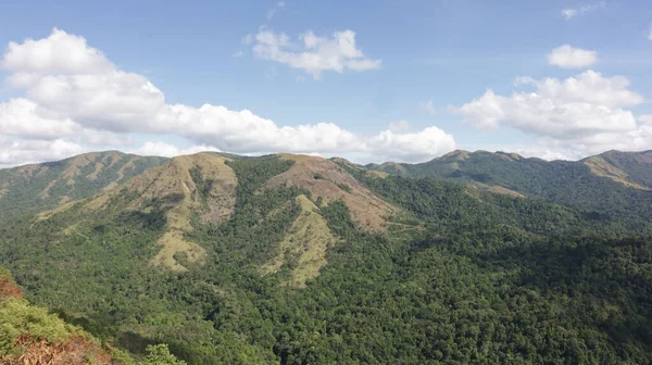 Een Antenne Uitzicht Prachtige Bergen Karnataka India — Stockfoto