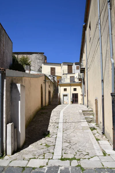 Narrow Street Small Village Bisaccia Avellino Italy — 스톡 사진