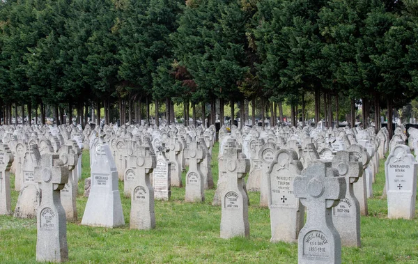 Tombstones Those Who Died World War — Stockfoto