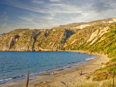 Kefalonia , Greece - 9-212010  Beautiful beach in Kefalonia island of Greece
