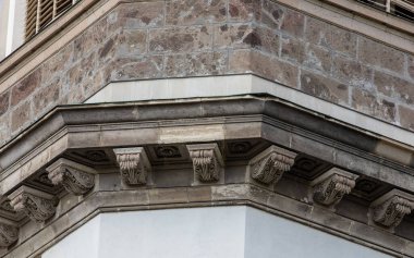 Esztergom 'daki Kutsal Bakire Meryem' in ve Aziz Adalbert 'in Katedrali' nin mimari detayları - Macaristan