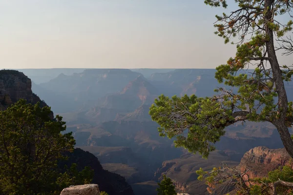 Beautiful View Massive Rock Formations Grand Canyon National Park Arizona — Zdjęcie stockowe