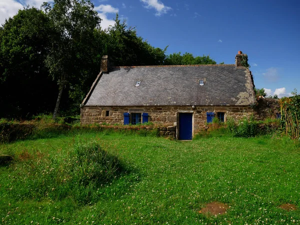 Nice photo of a country house in Brittany at Douarnenez in the south of France