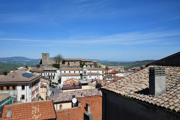 Beautiful Shot Bisaccia Small Village Province Avellino Italy — Stock fotografie