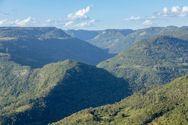 Cai River Valley Seen Lookout Viewpoint Nova Petropolis Rio Grande — 스톡 사진