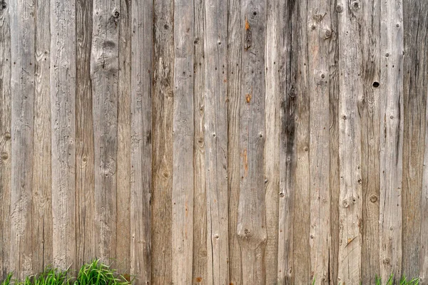 Closeup Vintage Fence Old Wooden Boards — Stock Photo, Image