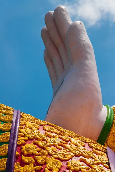 Vertical Shot Hand Statue Ganesha Ganesha Park Sarika Thailand — Stock Photo, Image