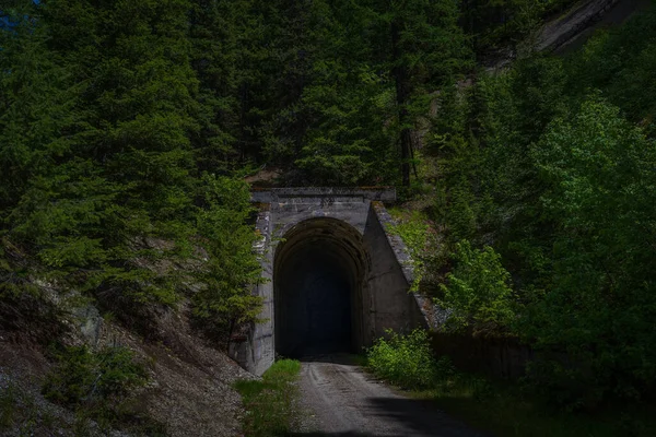 Bike Tunnel Hiawatha Bike Trail State Idaho — Stock Photo, Image