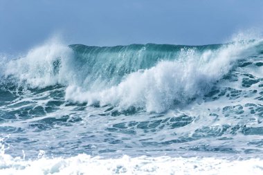 A closeup shot of beautiful waves in South Beach, Florida, USA