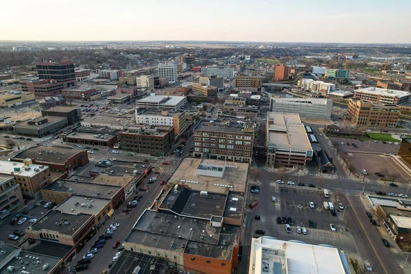 Aerial Photo Downtown Sioux Falls — Stock Photo, Image