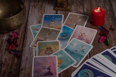 colorful tarot cards 
