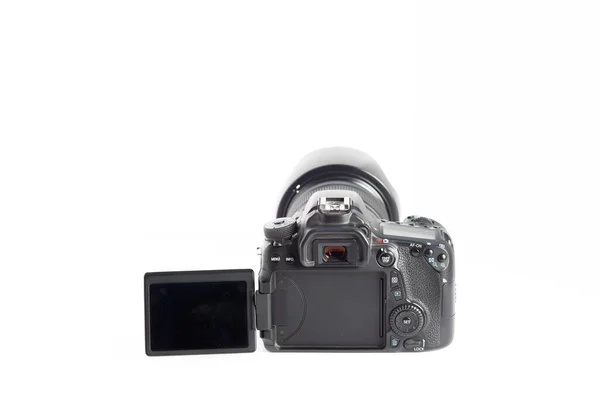 Κλείσιμο Κάμερας Λευκή Επιφάνεια — Φωτογραφία Αρχείου