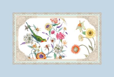 Tekstil, duvar kağıdı seramik fayanslar ve tasarım için kare suluboya deseni.