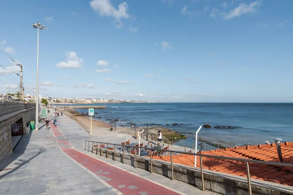 Beautiful View Paredao Coast Cascais — Zdjęcie stockowe