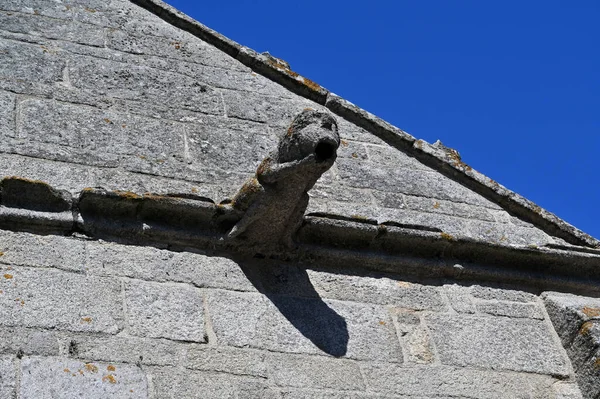 Kyrkan Tronoen Bretagne Frankrike — Stockfoto