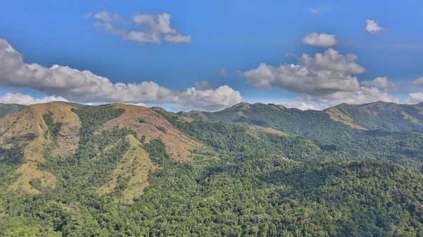 Een Antenne Uitzicht Prachtige Bergen Karnataka India — Stockfoto