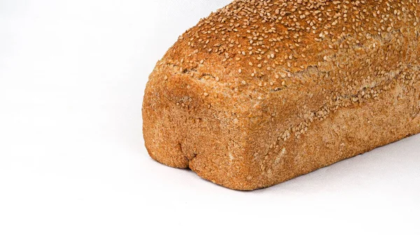 Vollkornglutenfreies Brot Mit Sesam Ansicht Mit Kopierraum — Stockfoto