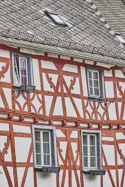 Beautiful Exterior Traditional Building Windows Old Village Monreal Buildings Germany — Foto Stock