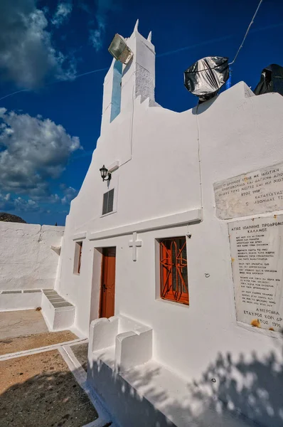 Ios Greece September 2010 Orthodox Monastery Agios Ioannis Kalamos Beautiful — Stock Photo, Image