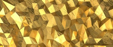 An illustration of a bumpy golden pattern. Great for background.