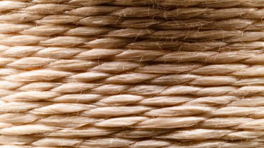 A closeup of a wicker texture