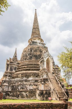 Tayland Wat Phra Si Santhe Ayutthaya Tayland Güneydoğu A