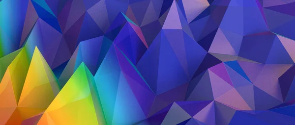 Geometric Illustration Colorful Gradient Mosaic Background — Stock fotografie
