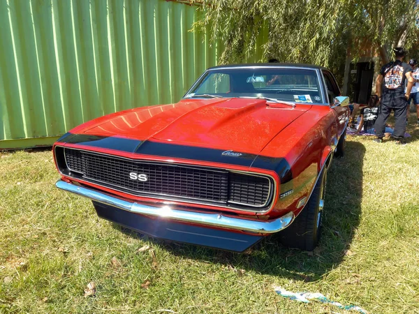 Oude Rode Sport Chevrolet Camaro 396 Coupe Eerste Generatie Eind — Stockfoto