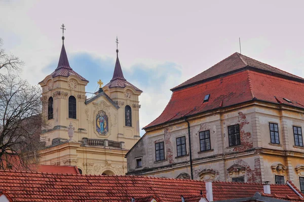View Large Monastery Rajhrad Czech Republic — Stockfoto