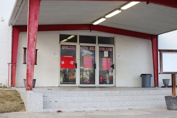 Augusta Usa Vintage Throw Back Skateland Roller Skate Rink Entrance —  Fotos de Stock