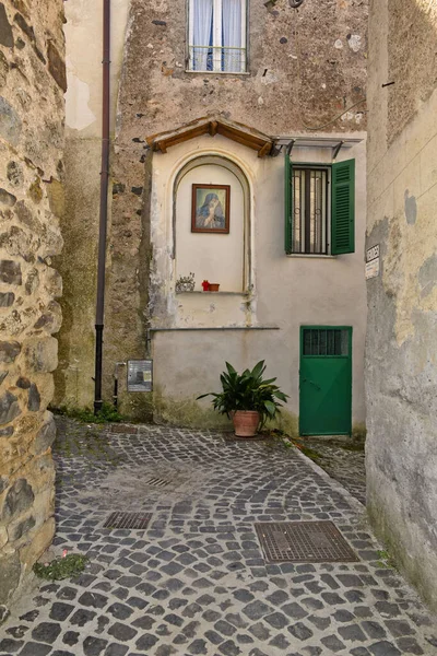 Narrow Street Old Houses Giuliano Roma Village Lazio Region Italy — 스톡 사진