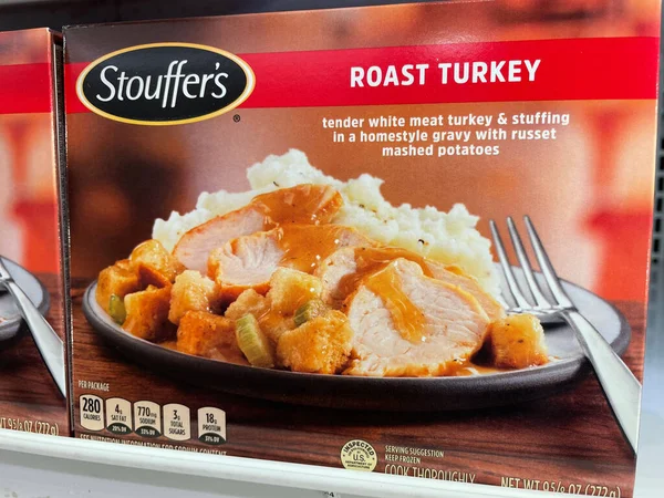 Grovetown Usa Retail Store Frozen Food Stouffers Roast Turkey — Stock Photo, Image