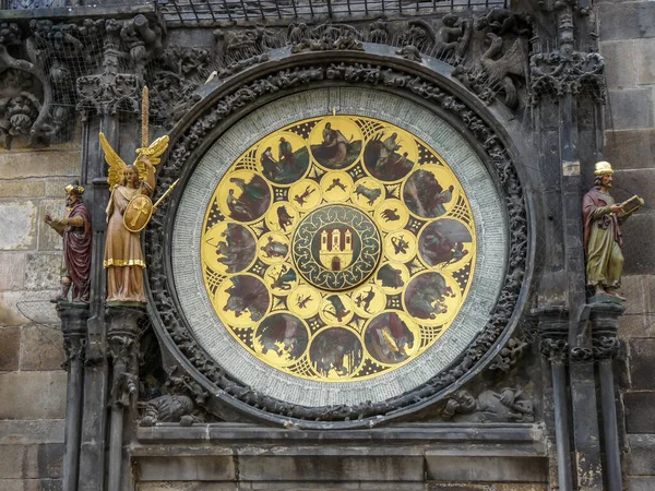 Prague Astronomical Clock Attached Old Town Hall Prague Czech Republic — Stock Photo, Image