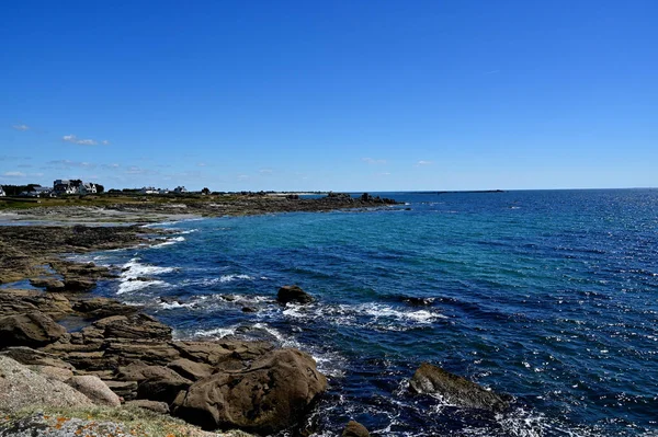 Rocas Océano Azul Azul — Foto de Stock