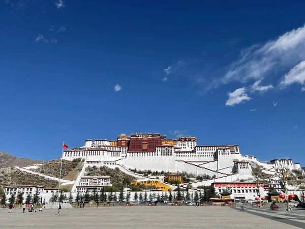 位于中国西藏拉萨市的波塔拉宫的美丽照片 — 图库照片