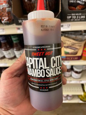 Grovetown, Ga USA - 1221 Perakende satış mağazası Capital City barbekü tatlı sıcak mambo