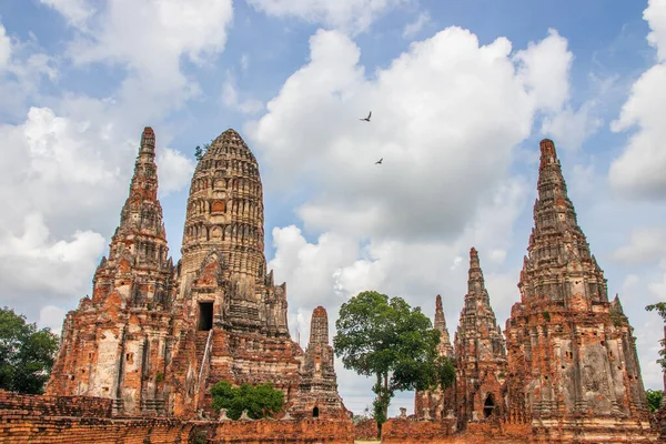 Tempio Tailandese Wat Chai Watthanaram Ayutthaya Thailandia Sud Est Asiatico — Foto Stock