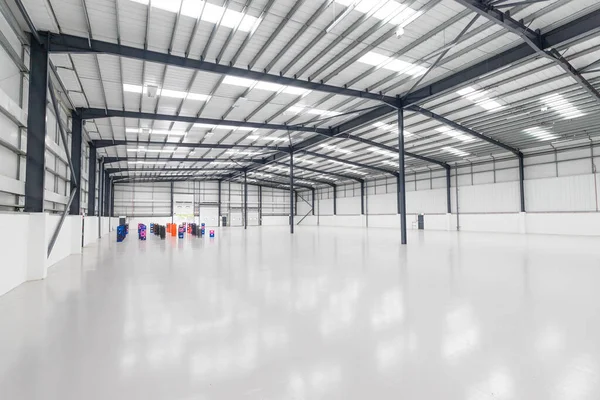 Interior Brand New Industrial Site Warehouse London United Kingdom — Stock Photo, Image