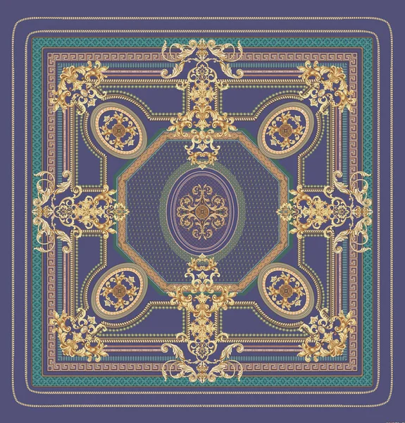 Barok tarzında kusursuz güzel bir desen.