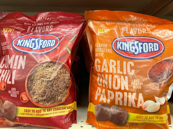 Grovetown Usa Retail Store Kingsford Charcoal Garlic Onion — Stock Photo, Image