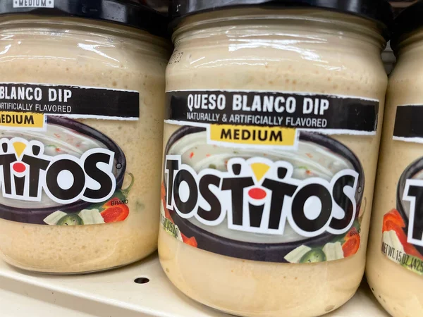 Grovetown Usa Perakende Satış Mağazası Sosu Tostitos Medium — Stok fotoğraf